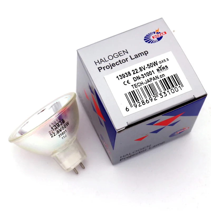 DN 31001 13938 22 8 в 50 Вт 13938xhp 22.8V50W MR16 GX5.3 галогенный светильник лампа для операционной