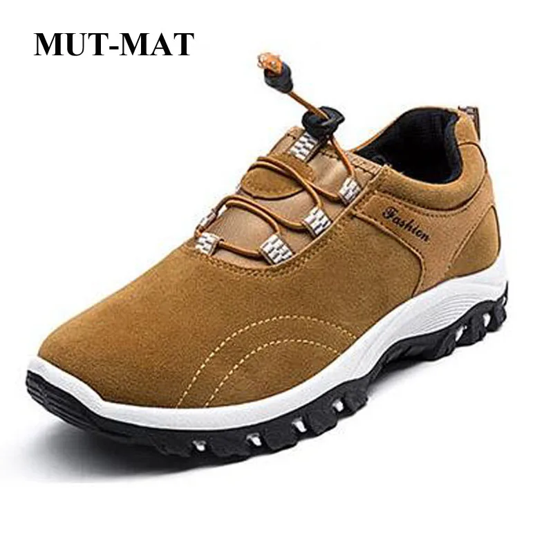 Spring New Fashion Quality Leather Man Shoes Adult Outdoor Hiking Sneakers Male's Waterproof Casual Sports Walking shoes | Обувь