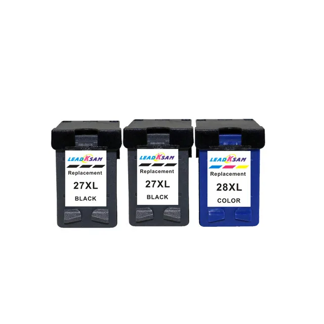 Сменный чернильный картридж для HP 27 28 hp Deskjet 3320 3325 3743 3744 3745 3748 3845 3847 3848 4212 4215 PSC 1315 |