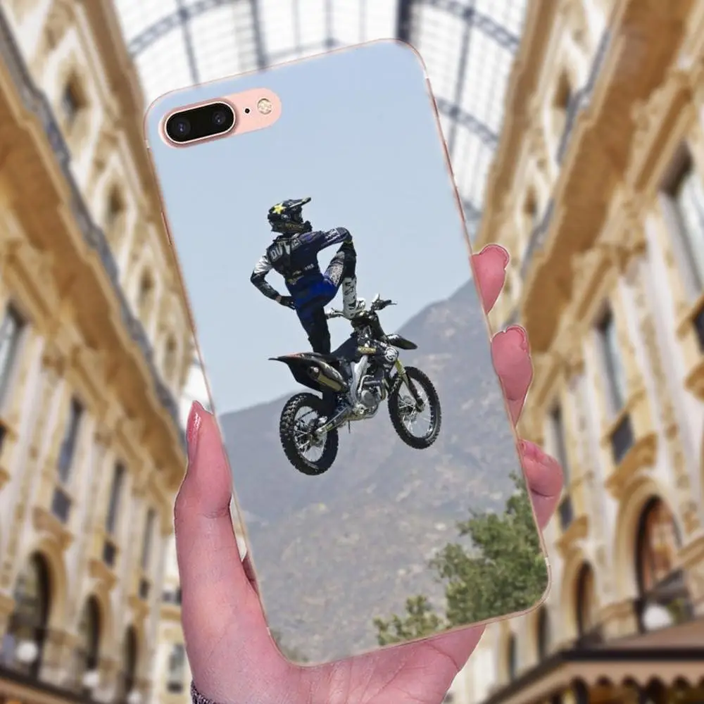 Мотоциклетные кроссовые велосипеды для Xiaomi Redmi Note 2 3 3S 4 4A 4X 5 5A 6 6A Pro Plus Мягкий ТПУ с