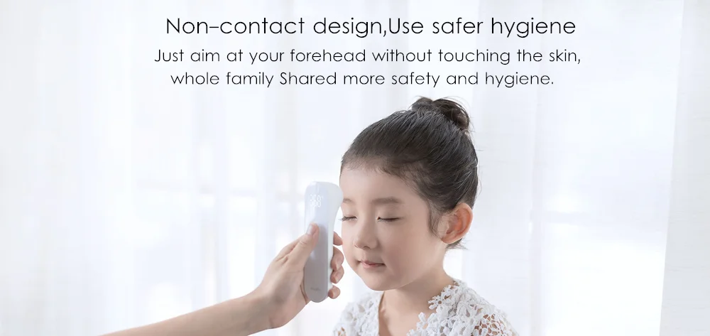 Xiaomi Mijia Ihealth термометр Точный Цифровой жар инфракрасный медицинский термометр Бесконтактное измерение светодиодный показан