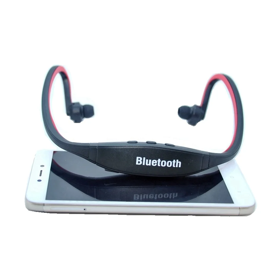 Беспроводные наушники Bluetooth уличная спортивная гарнитура с микрофоном поддержка