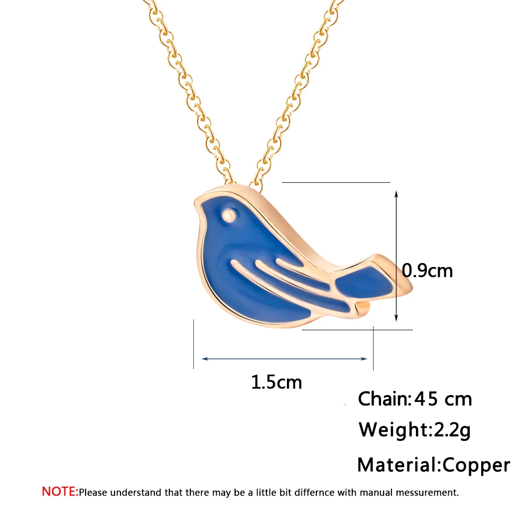 Женское Ожерелье-чокер Todorova Трендовое колье в виде симпатичных животных с синей