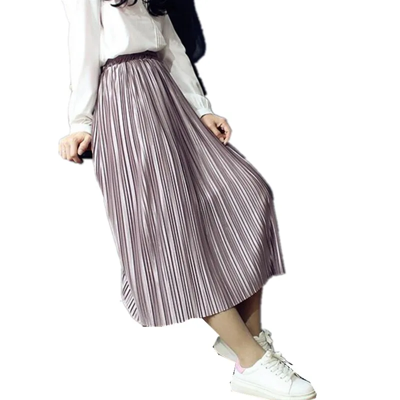 Юбки Из Жемчужного атласа Прозрачная Тонкая красивая гладкая юбка|skirt pearl|skirt