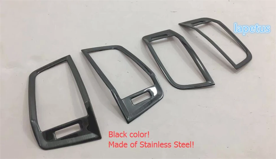 

Lapetus Air Conditioning AC Outlet Vent Decoration Frame Cover Trim 4 Pcs / 2 Colors For Skoda Karoq 2018 2019 Stainless Steel