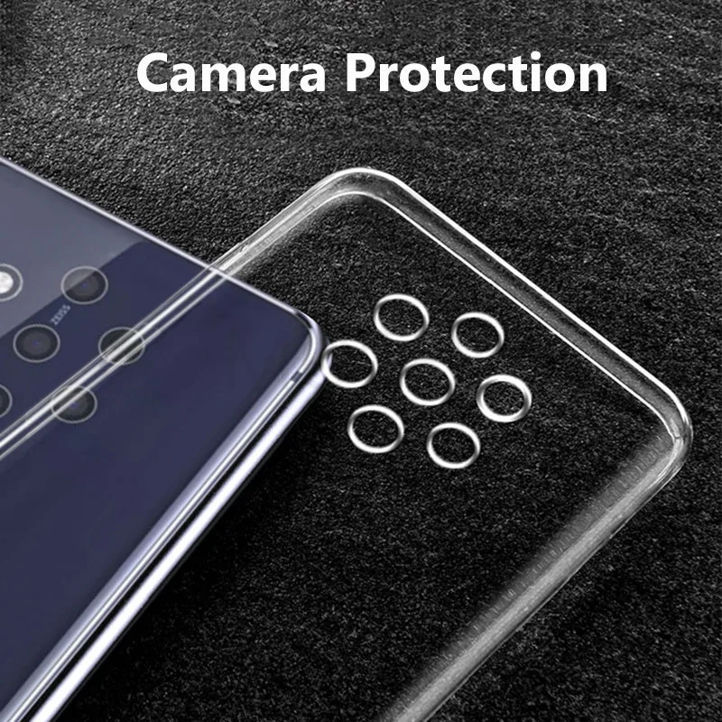MUCHI For Nokia 9 PureView Case Simple Soft TPU Clear Phone Cover Nokia9 | Мобильные телефоны и аксессуары