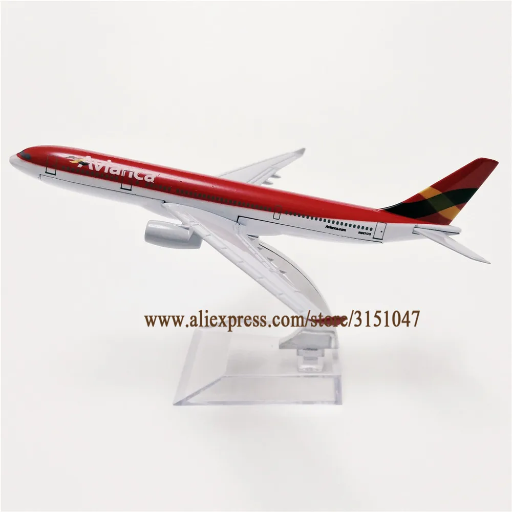 Воздушный AVIANCA A330 Аэробус 330 авиакомпаний модель самолета Колумбии дыхательные