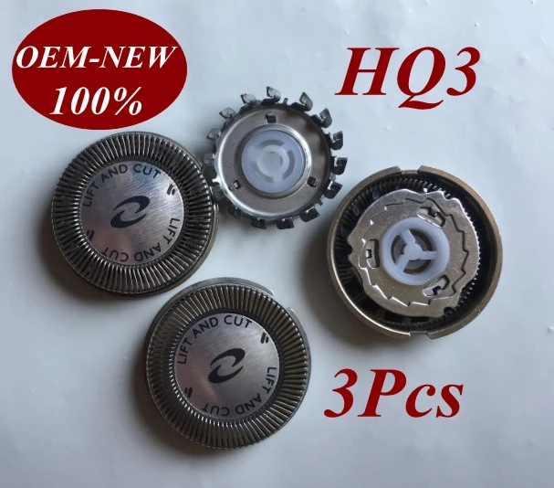 3 шт. HQ3 HQ4 HQ54 заменить насадки для бритвенных лезвий Электробритва Philips HQ4406 HQ4407 HQ4411