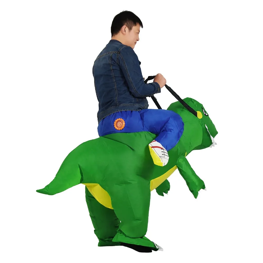 JYZCOS T-Rex надувной костюм динозавра, костюмы на Хэллоуин для детей, взрослых, косплей, вечерние, маскарадный костюм Пурим, карнавальные костюмы