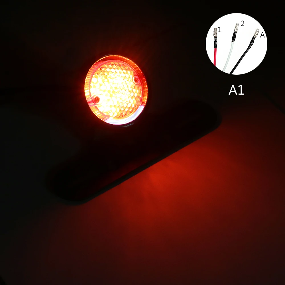 LEEPEE задний светильник светодиодный стоп-стоп для мотоцикла Кафе Racer DC 12V Moto фонарь