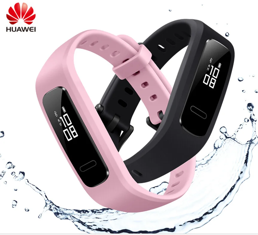 Браслете HUAWEI Band 3e смарт браслет 6 axis Сенсор Водонепроницаемый мониторинг бега