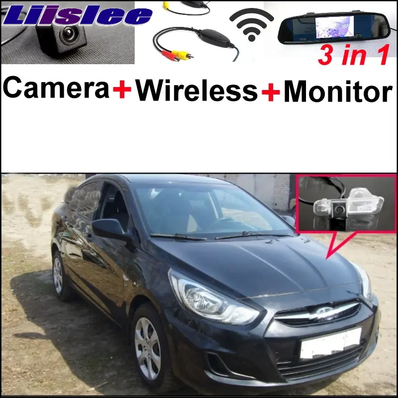 Liislee 3 in1 специальные Камера Беспроводной приемник зеркало Мониторы парковка