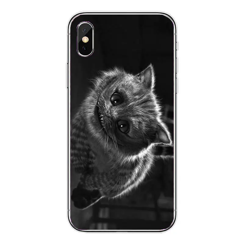 Алиса в стране чудес чехол для iPhone 6 s Чеширская кошка из мягкого силикона X 5 S XS Max 6s