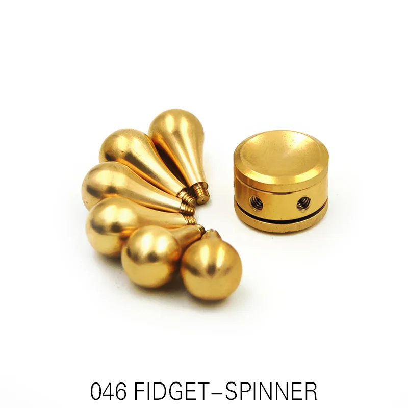 100 шт./лот DHL Бесплатная DIY Непоседа счетчик Металл палец Spinner алюминиевый ручной