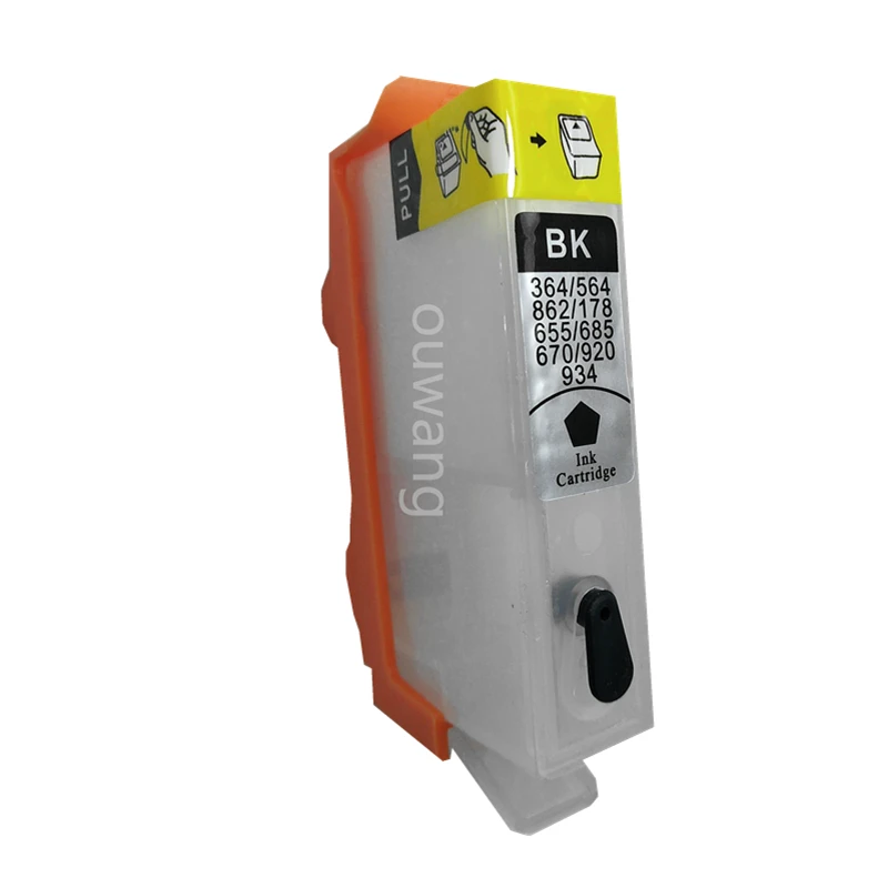 Картриджи с чипом для заправки 655XL для Deskjet 3525 4615 4625 5525 6525 - новая версия высокого качества.