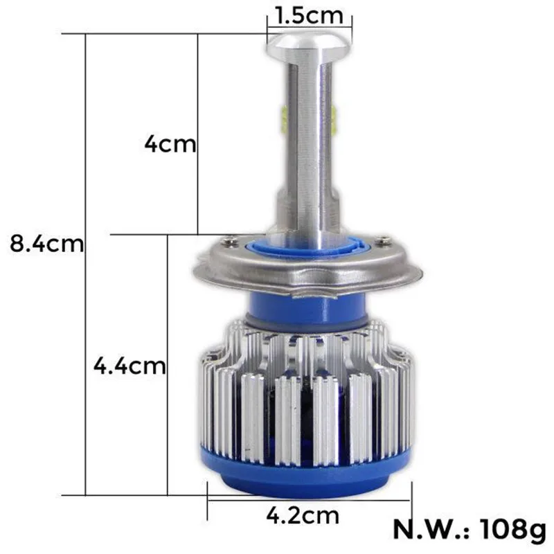 

DIC Turbo LED H7 H4 Hi/Lo Beam 70W 8000LM Headlight H1 H11 9005 HB3 9006 HB4 H13 H3 9007 880 H27 9012 T1 Fog Lights Car Styling