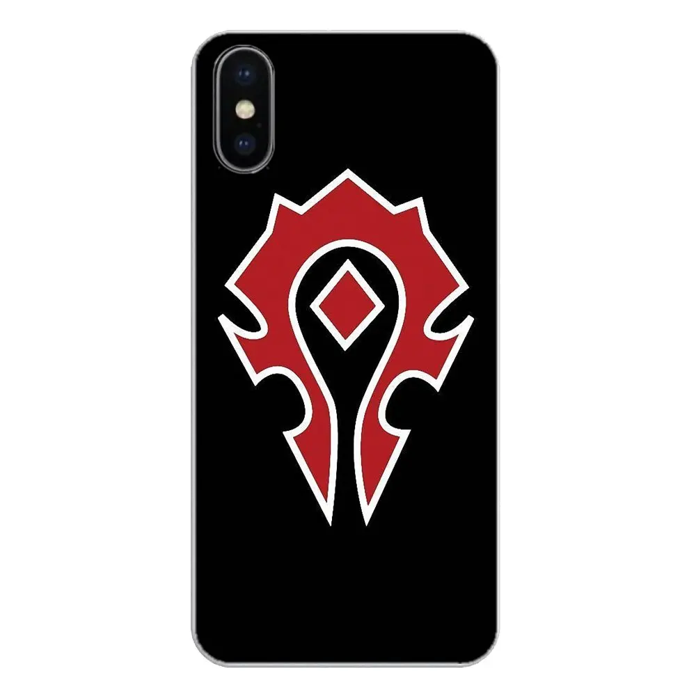 Transparent Soft Shell Covers For Motorola Moto X4 E4 E5 G5 G5S G6 Z Z3 G3 C Play Plus game WOW World of Warcraft horde |