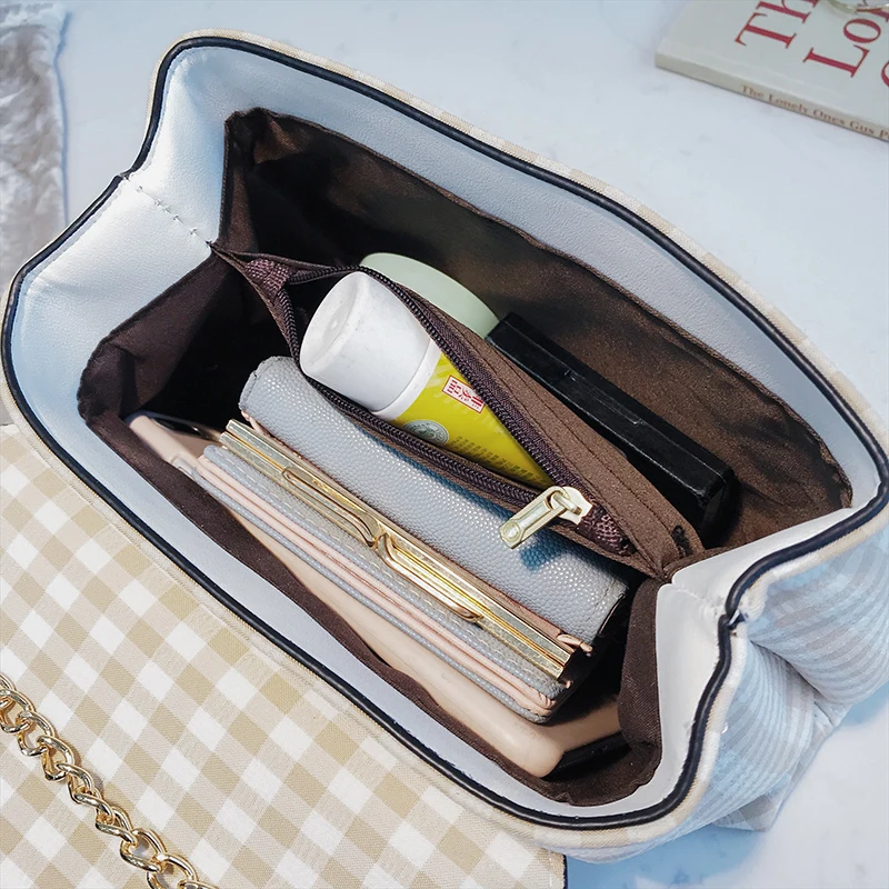 Корейские женские нейлон сумка плед дизайнер Crossbody Сумка дропшиппинг Летние