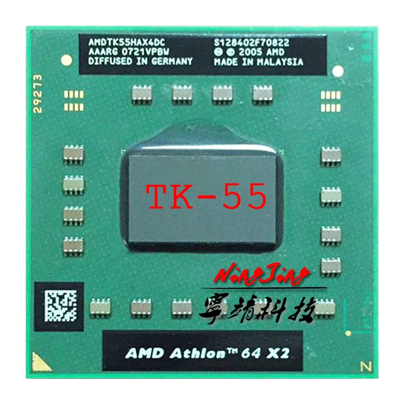 Двухъядерный процессор AMD Athlon 64 X2 TK-55 TK 55 TK55 1 8 GHz двухъядерный AMDTK55HAX4CT Socket S1 |