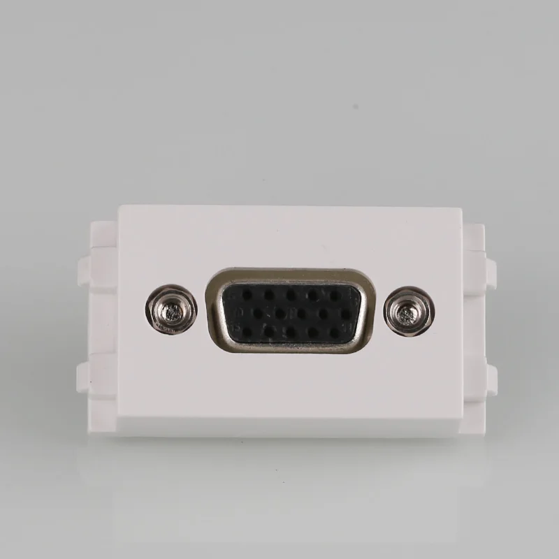 1 единица 15 контактов VGA слот PC комплект Женский для компьютера ноутбука настенная розетка Лицевая панель