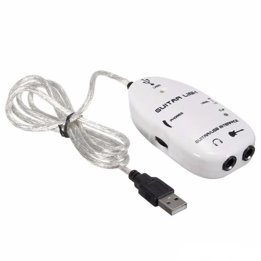 Хит, кабель для гитары, аудио, USB, интерфейс, адаптер для MAC/PC, музыкальная запись, аксессуары для гитарных плееров, подарок