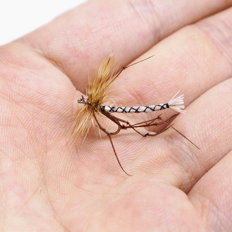 Professional hand tied 4pcs 14# daddy flies with longlegs trout fishing dry fly lures artificial Mosquito insect | Спорт и