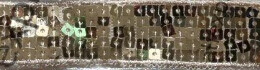 light gold 16 ярдов/партия 5 строк квадратная лента с блестками кружева для танцевального костюма украшения серые Блестки для сценические наряды Аксессуары для платья - Цвет: light gold