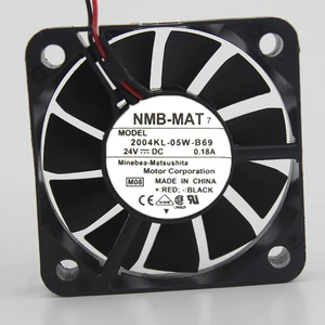 Оригинальный Для NMB 2004KL-05W-B69 5010 50*50*10 мм Тонкий DC 24V 0.18A 5 см шарикоподшипник сервер конвертер охлаждающий вентилятор