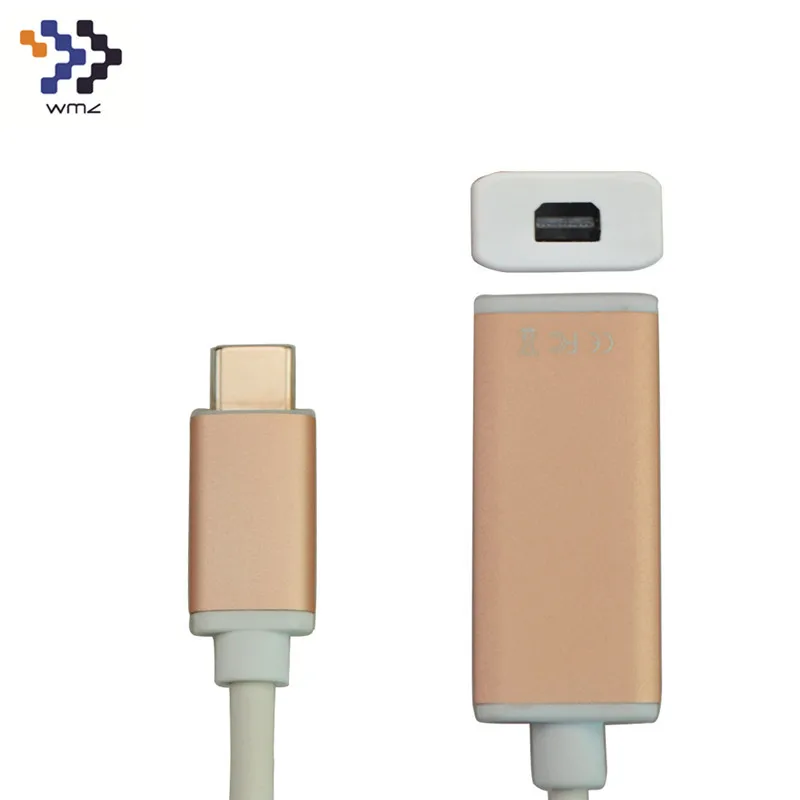 WMZ Тип C Мини DP адаптер USB типа на мини дисплей порт кабель Поддержка 4K разрешение