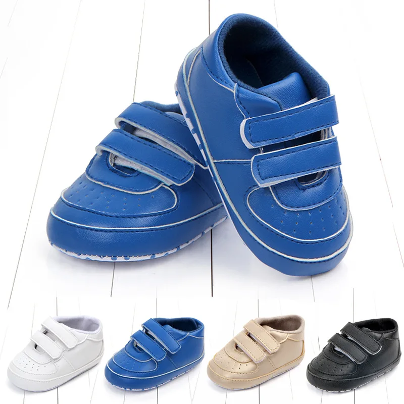 Baby shoes pu casual comfortable boys and girls toddler classic bow soft bottom non-slip baby boy's |