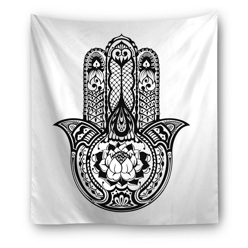 Meijuner, настенный гобелен с изображением Таро, мандала, полиэстер, пляжное полотенце в стиле бохо, ткань, психоделический гобелен для домашнего декора спальни, MJ099