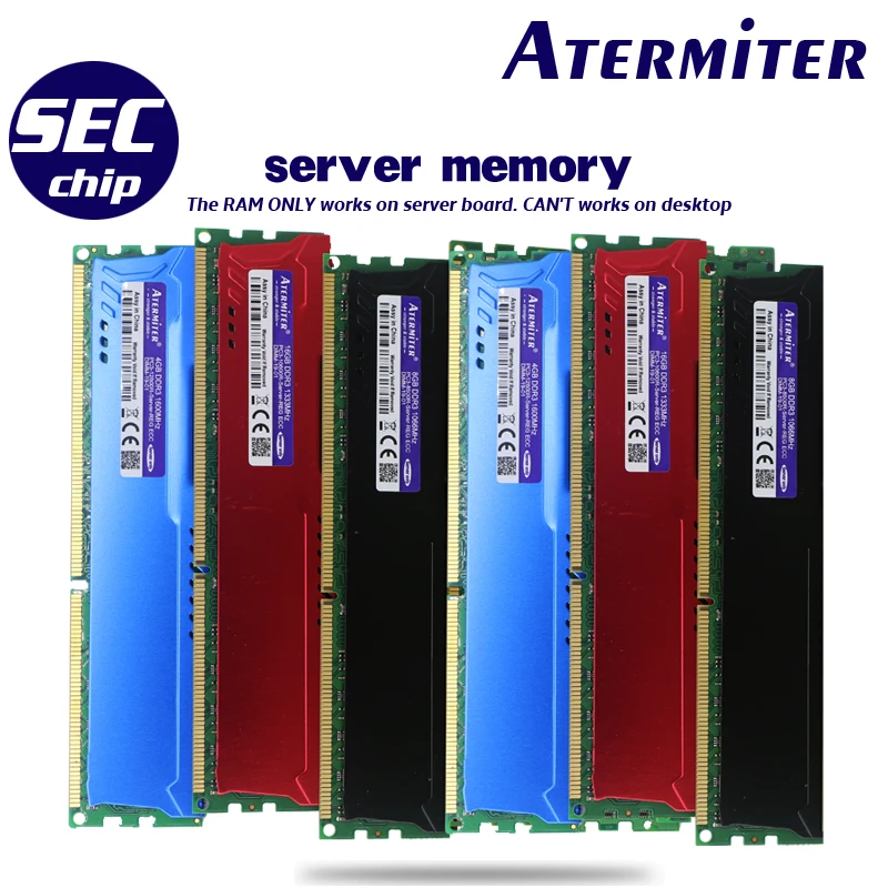 16GB 8GB 4GB 32GB DDR3 PC3 1066Mhz 1333Mhz 1600Mhz 1866Mhz Память сервера 8G 4G 1333 1600 1866 ECC REG 14900 12800 радиатор