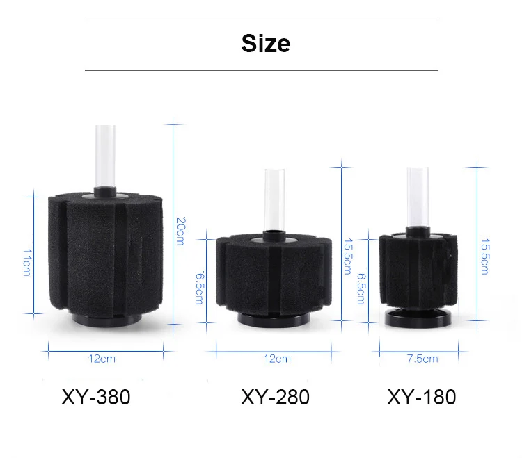 Супер фильтр для аквариума 3 размера внутренняя биохимическая Губка из