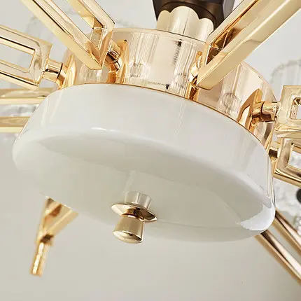 Современные металла золота Led освещение люстры для гостиной, стеклянная Led подвесная люстра Обеденная Led крепеж для подвесных светильников