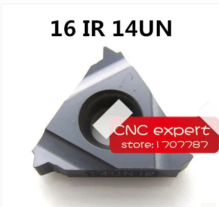 

10 шт. 16 IR 14 UN Индексируемые твердосплавные резные вставки для резьбового токарного инструмента держатель