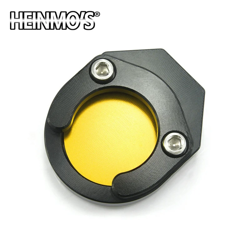 Золотой Для Yamaha NVX155 NMAX155 AEROX155 XMAX 250 300 Мотоцикл CNC подножка боковая подставка удлинитель увеличительная пластина - Цвет: Золотой