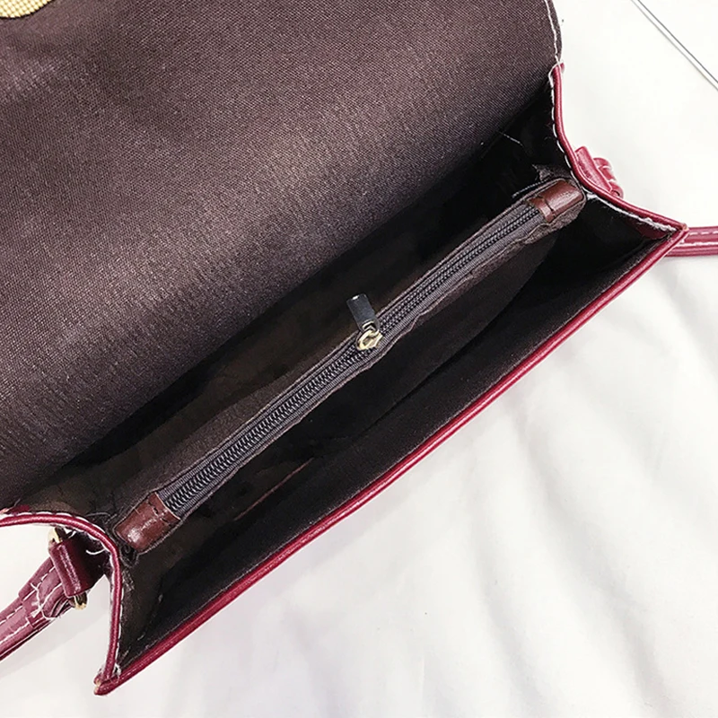 Винтаж Для женщин Flap Messenger Bag кожанный браслет Сумки Crossbody женский открытый