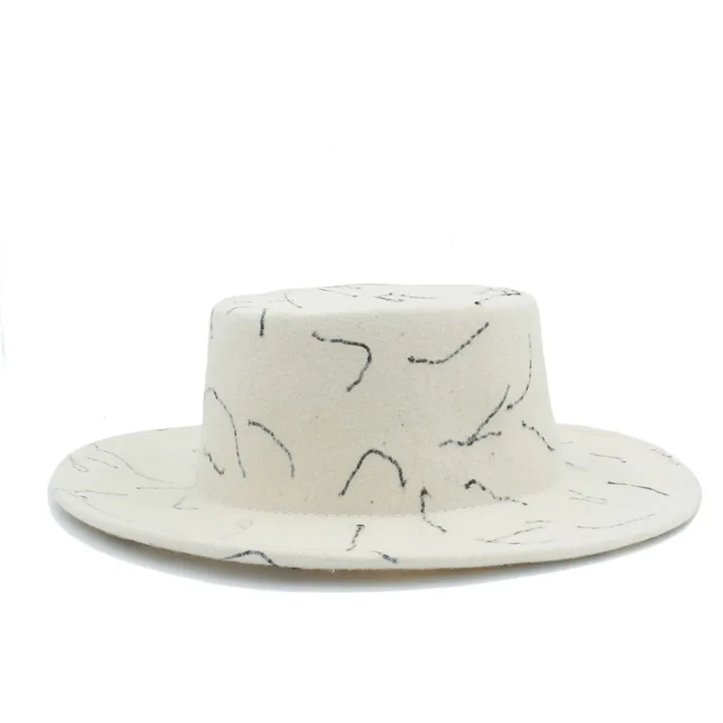 100% австралийская шерсть белая женская шляпа Prok Pie Fedora для элегантных девушек