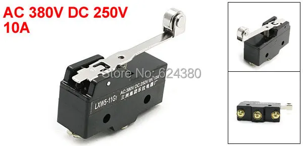 SPDT 1 NO 1 NC роликовый шарнир рычаг управления микроконцевой выключатель