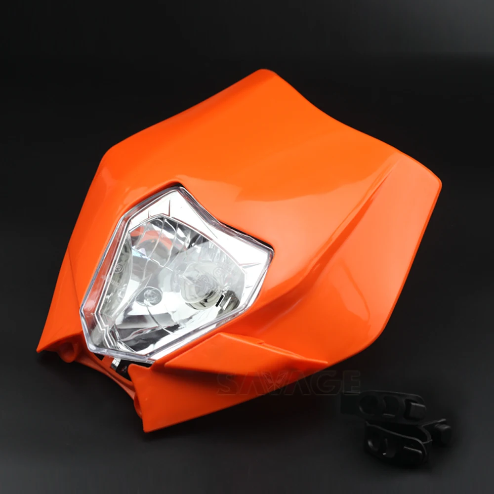 Сборки фар ФАР маска для KTM EXC XC-W EXC-F 125 200 250 300 400 450 500 530 XCF-W 2008- 2013 Аксессуары