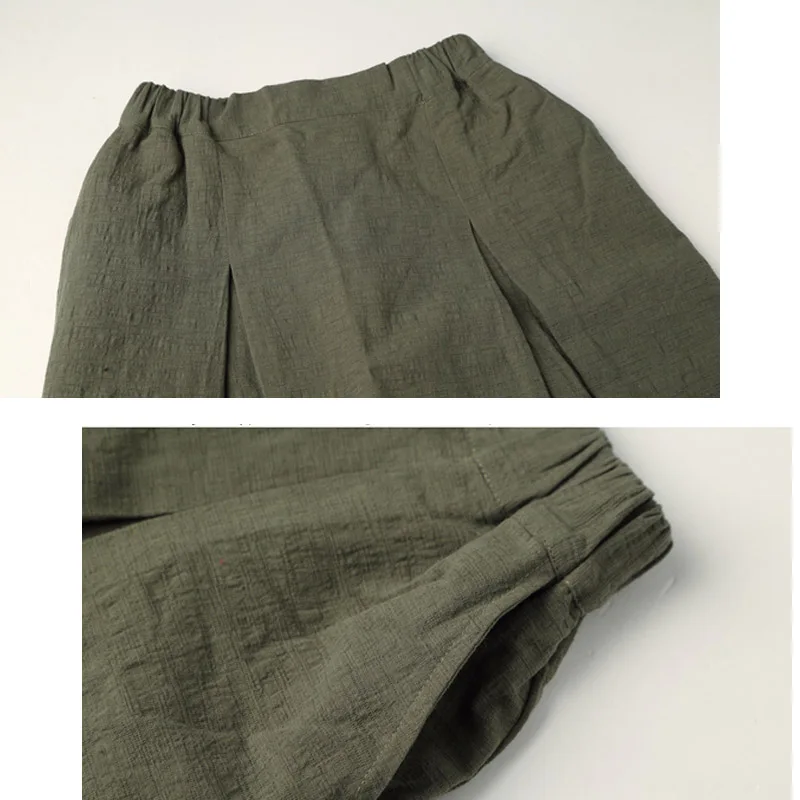 Хлопок, лен, осенняя женская одежда размера плюс, 6XL, 5XL, Ретро стиль, повседневная прямая Длинная женская юбка/макси юбки для женщин s