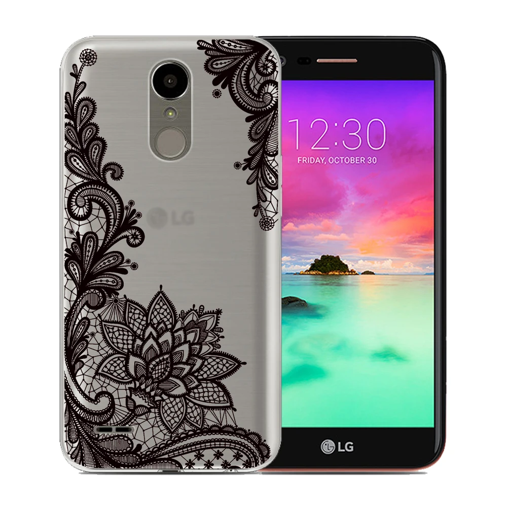 Красивые Окрашенные Кружева для LG G4 G5 G6 X Power 2 Screen Q6 Q8 K7 K4 K8 K10 2017 винтажные Чехлы Etui