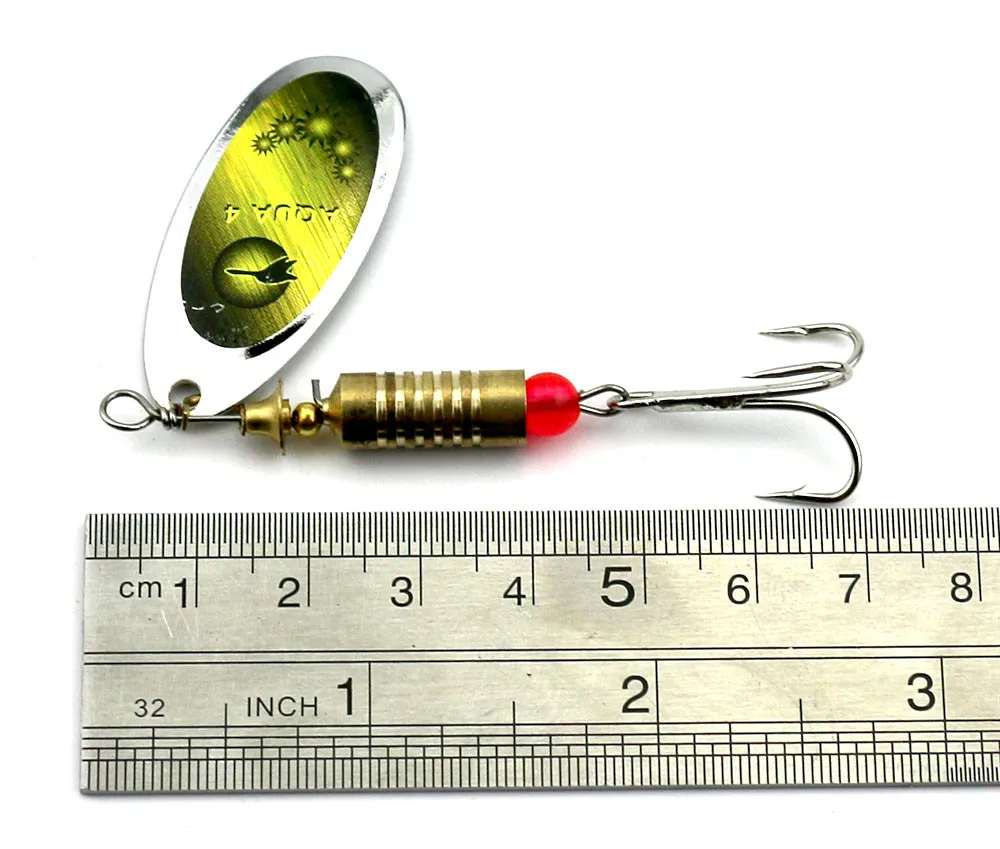 Hengjia 7 см 8.8 г металла Троллинг Spinnerbaits блесток Spinner ложки Щука карп форель сом рыболовные приманки рыболовные снасти для пески