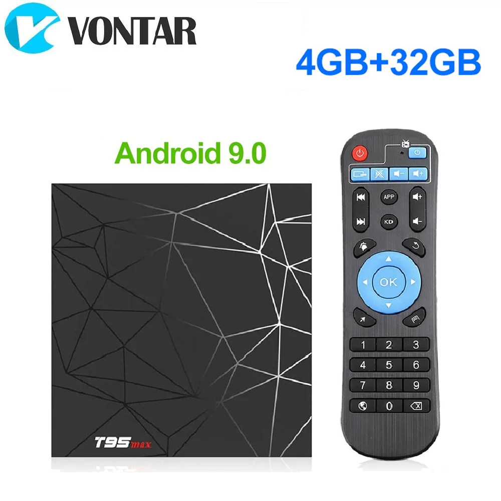 4G32G T95MAX Android 9,0 ТВ приставка Allwinner H6 Четырехъядерный 4 ГБ ОЗУ 64 Гб ПЗУ 2G/16G H.265 6K медиаплеер T95 MAX 2,4G Wifi телеприставка - Цвет: 4G32G