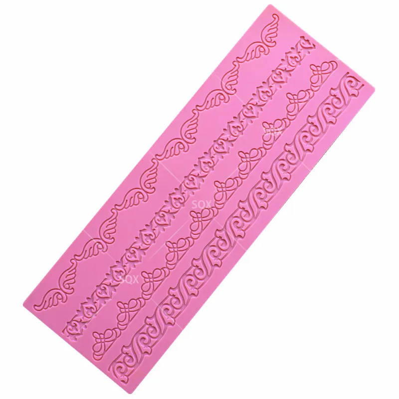 Цветок с кружевным краем Форма для пирога посуда выпекания выпечки Силиконовые