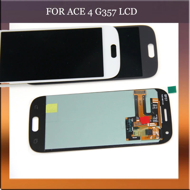 Черный для Samsung Galaxy Ace 4 SM G357 ЖК дисплей монитор панель сенсорный экран дигитайзер