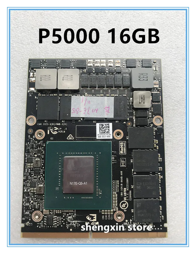 Видеокарта Quadro P5000 P5000M видеокарта с объемом памяти 16 Гб S/N:0324116261377 для ноутбука HP