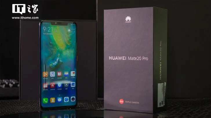 HUAWEI mate 20 Pro, мобильный телефон, полный экран, водонепроницаемый, IP68, 40 МП, 4 камеры, Kirin980, быстрое зарядное устройство, 10 в/4 а, 8 Гб ram, 256 ГБ rom