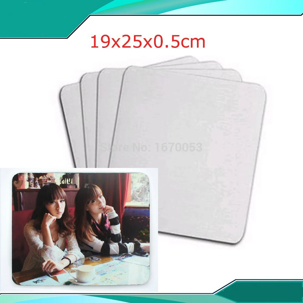 19cmx25cmx0.5cm Best Thick DIY Sublimation Blank Pad Mats Heat Transfer Print with Your Own Design 100pcs/Lot
