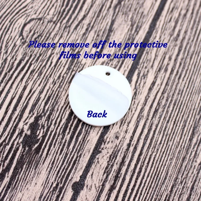 (По 6 шт.) 25 мм круглые акриловые подвески в виде цветка птиц с лазерной резкой 1